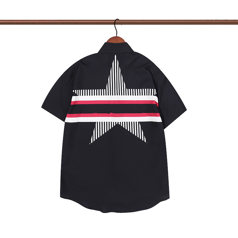 

Men's Casual Shirts 2022 Men Designer Blouses Banquet Fashion Letter Print Slik Bowling Plus Size Dress Summer Short Sleeve New Arrivalssccn, As picture show