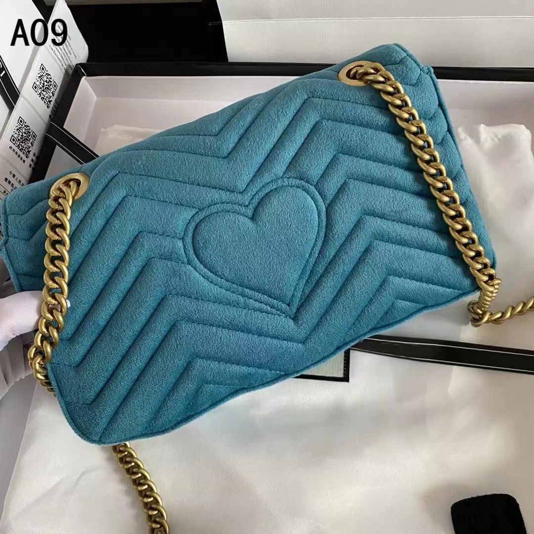 

Luxury Designer Velvet Bags Women's Shoulder Bags
