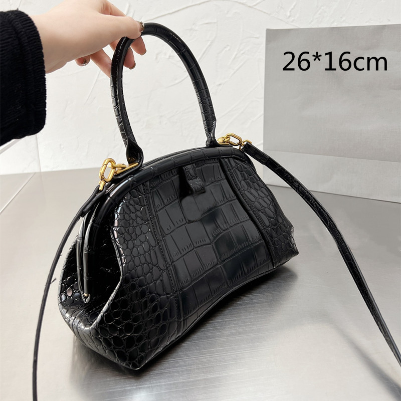 

Women Evening Shoulder Bags Designer Bags Crocodile Alligator Hourglass Purses Handbags Fashion Handle Cross Body Luxury Small Totes high quality, With logo