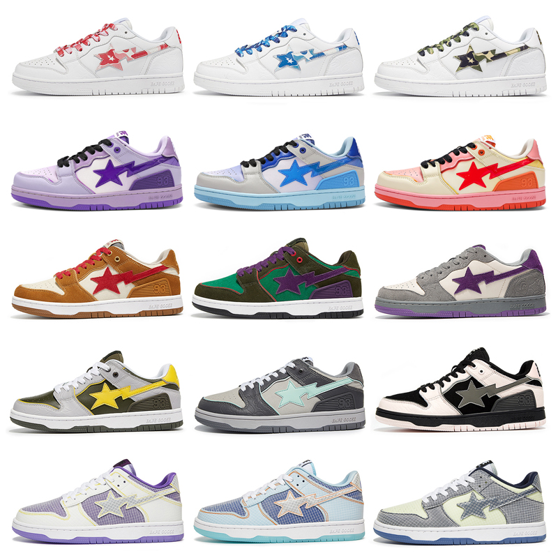 

bapesta SK8 Sta Low Designer casual shoes bapestas baped men women fashion sneaker black Camo white green red mens womens trainers sports sneakers Platform shoe