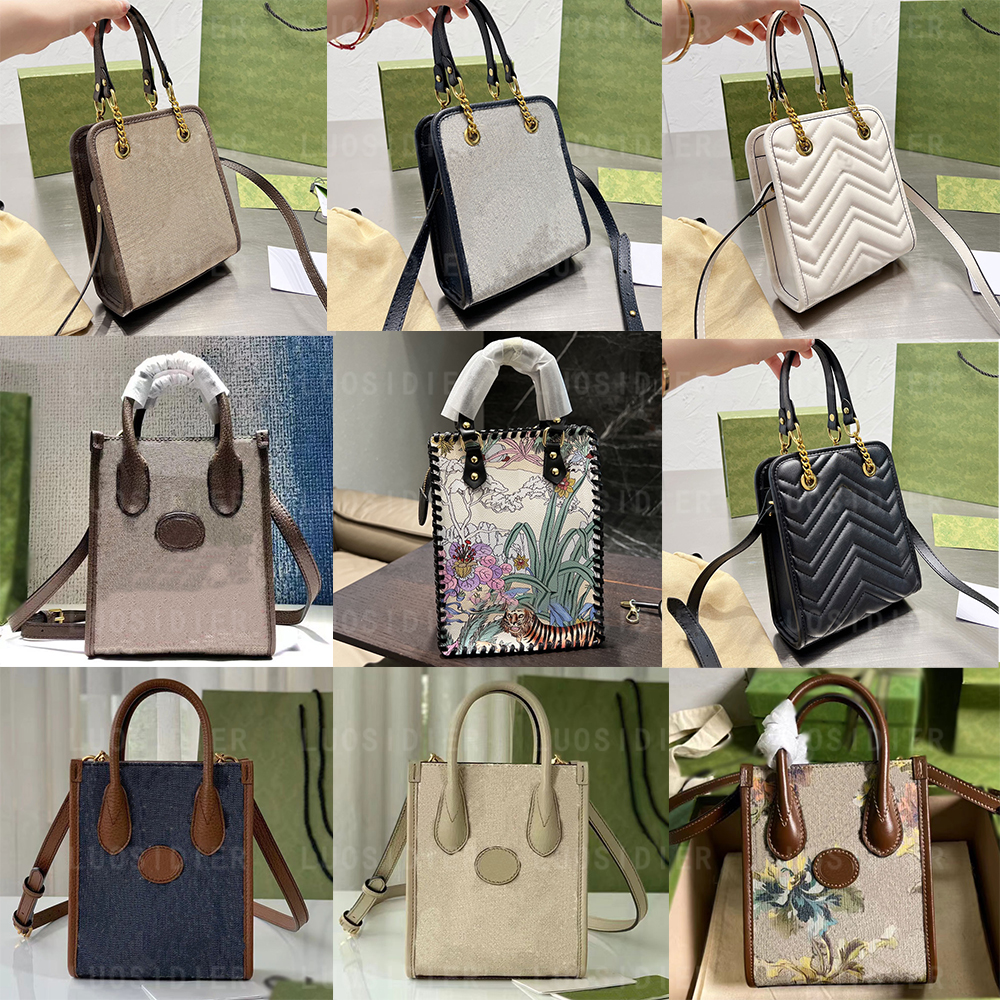 

Mini tote bag Interlocking G handbag crossbody shoulder bags Oatmeal leather trim Beige ebony white canvas retro purse wallet phone holder 2022 new ophidia, Customize