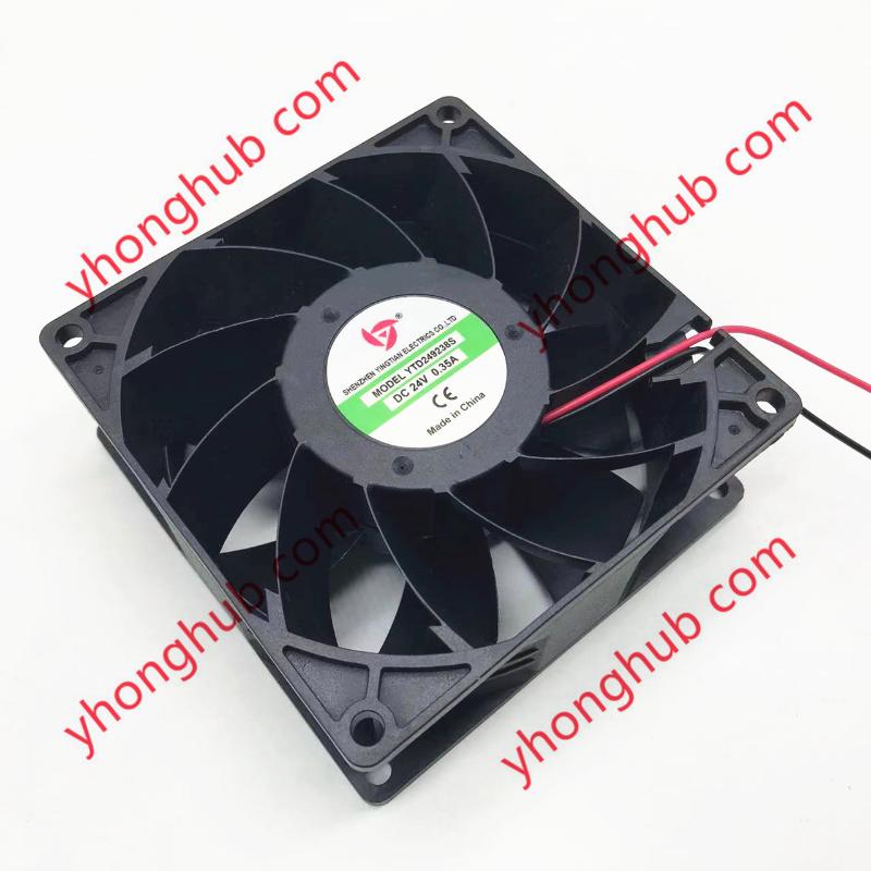 

Fans & Coolings DC 24V 0.35A 92x92x38mm 2-Wire Server Cooling FanFans