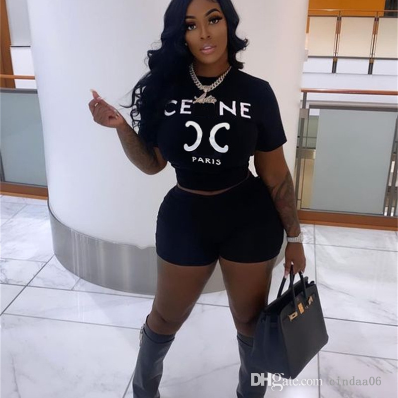 

RETAIL 2022 Summer Womens Short Sleeve T-shirt Letter Print Fashion Top Ladies Shirts, White