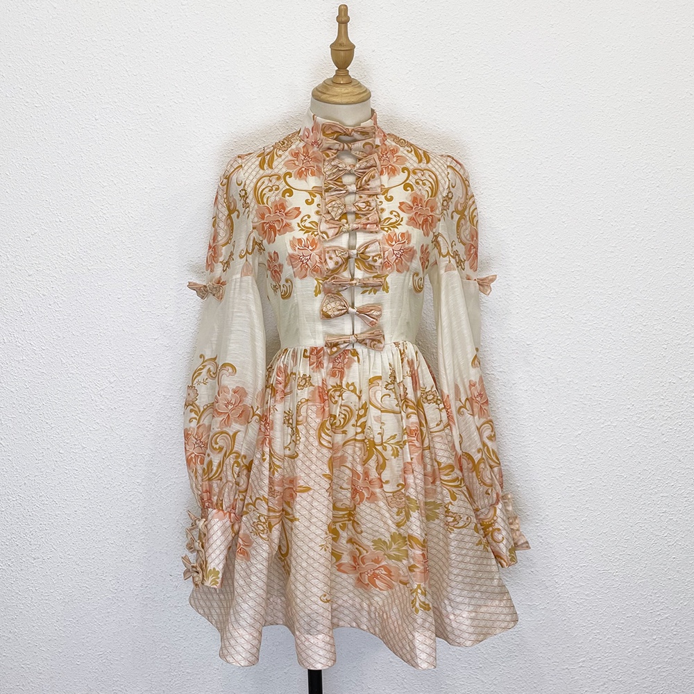 

Australian fashion brand Runway Dresses bow long sleeved princess skirt, Multi