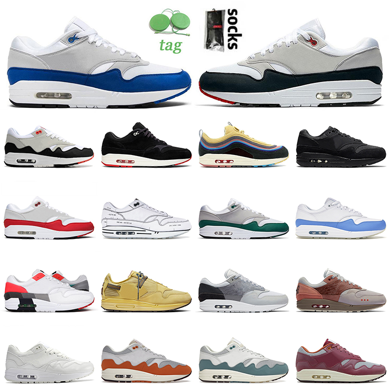 

Wholesale 2022 Sports Running Shoes 1 87 Sneakers Anniversary Royal Obsidian Bred Sean Wotherspoon Evolution Of Icons University Blue London Trainers Jogging 36-45, D14 36-45 bred