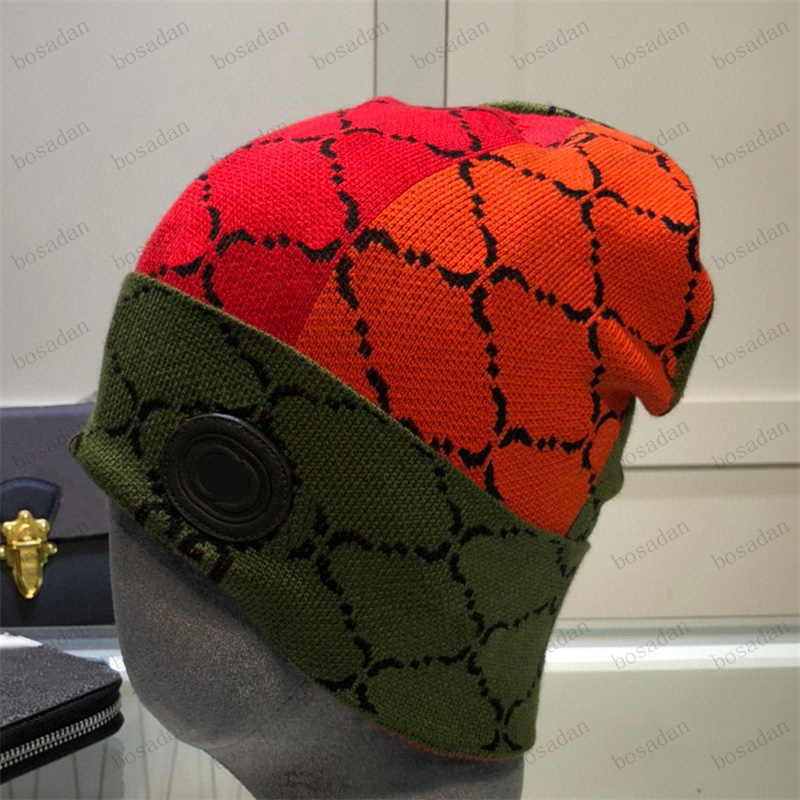 Classic Full Letter Designer Beanie Cap Woman Men Fashion Knitted Hat Fitted Winter Skull Caps Unisex Cashmere Luxury Casual Outdoor Caps