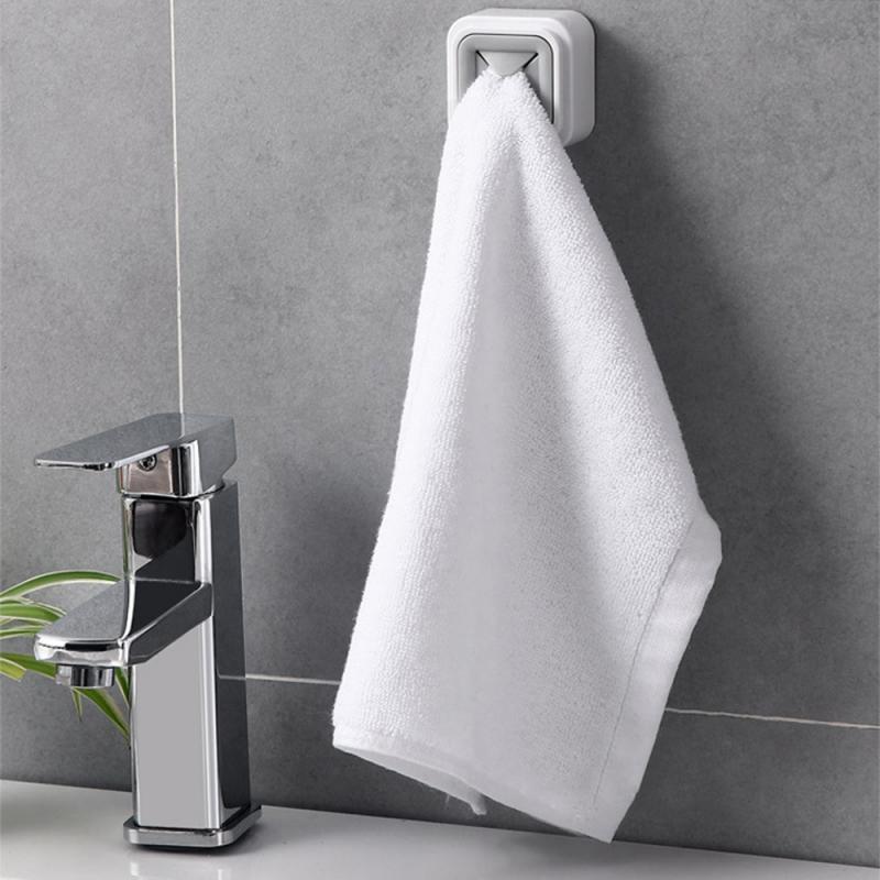 

Hooks & Rails Towel Holder Clip Rack Sucker Wall Window Bathroom Organizer Kitchen Washing Cloth Rag Hanger Storage Hook Accessories