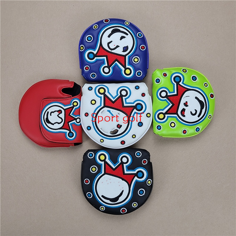 

Different Kinds of Golf Club Blade Putter and Mallet Putter Headcover Sun Flower Letter Design for Golf Club Putter Cover