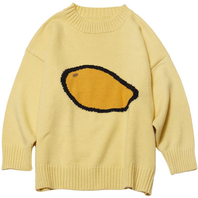 

Clothing Sets Thick Sweater Knitted Vest Round Neck Fashion Pattern Spring Autumn Women Long Sleeve Casual Loose Tops Pullover SweaterClothi, Blue sweater