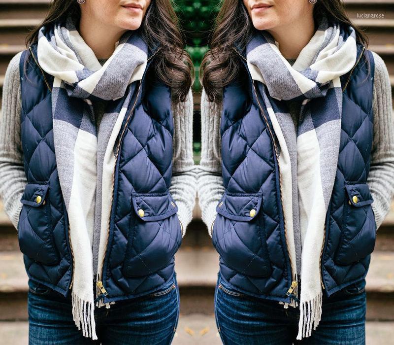 

Women's Vests Arrivals Fashion Ladies Gilet Women Warmer Sleeveless Waistcoat Jacket Coat Winter Vest Luci22, Blue