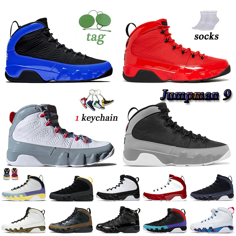 

Fire Red Particle Grey 9s Basketball Shoes Chile Red Jumpman 9 Change The World University Gold Space Jam Sports White Patent Bred Trainers Sneakers, D25 particle grey 40-47