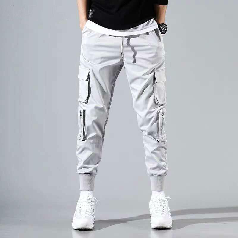 

Men's Pants Cargo Men 2022 Mens Streetwear Joogers Black Sweatpant Male Hiphop Autumn Pockets Trousers Overalls