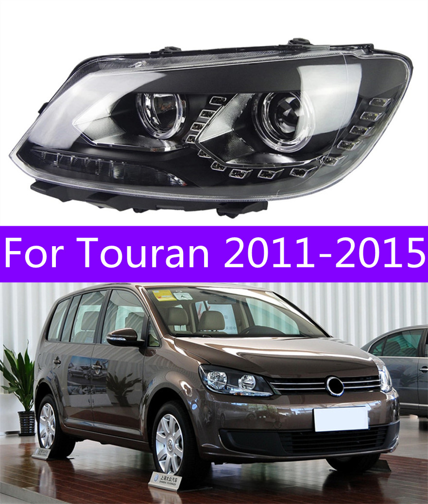 

Car Lights For Touran 20 11-20 15 LED Halogen Bulb Headlight DRL Driving Light Angel Eyes Turn Signal Front Lamp Accessories