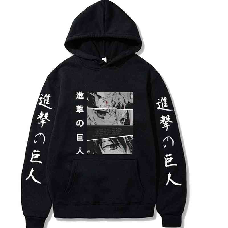 

Funny Japan Anime Seraph of The End Eyes Hoodies Fashion Cartoon Hyakuya Mikaela Harajuku Casual Winter Women Hooded Sweatshirt Y220713, Soild