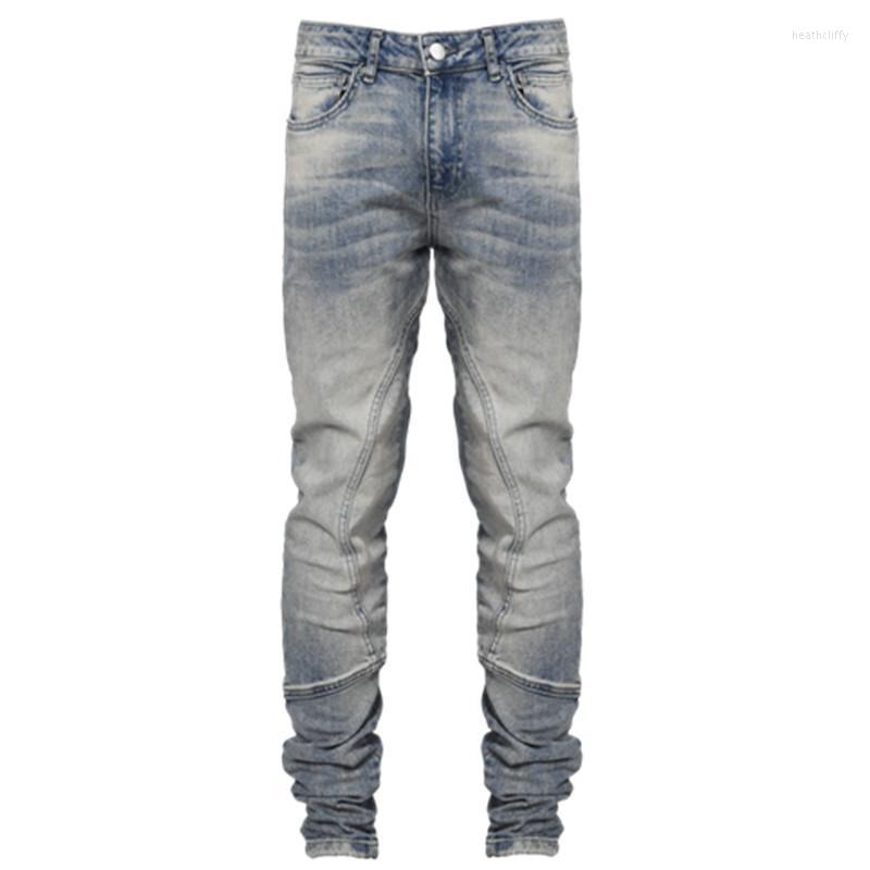 

Men's Jeans Men's Slim Trendy Old Pencil TrousersMen's Heat22