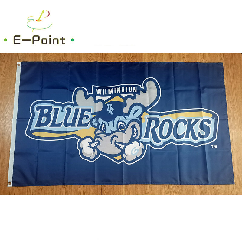 

MiLB Wilmington Blue Rocks Flag 3*5ft (90cm*150cm) Polyester Banner decoration flying home & garden Festive gifts