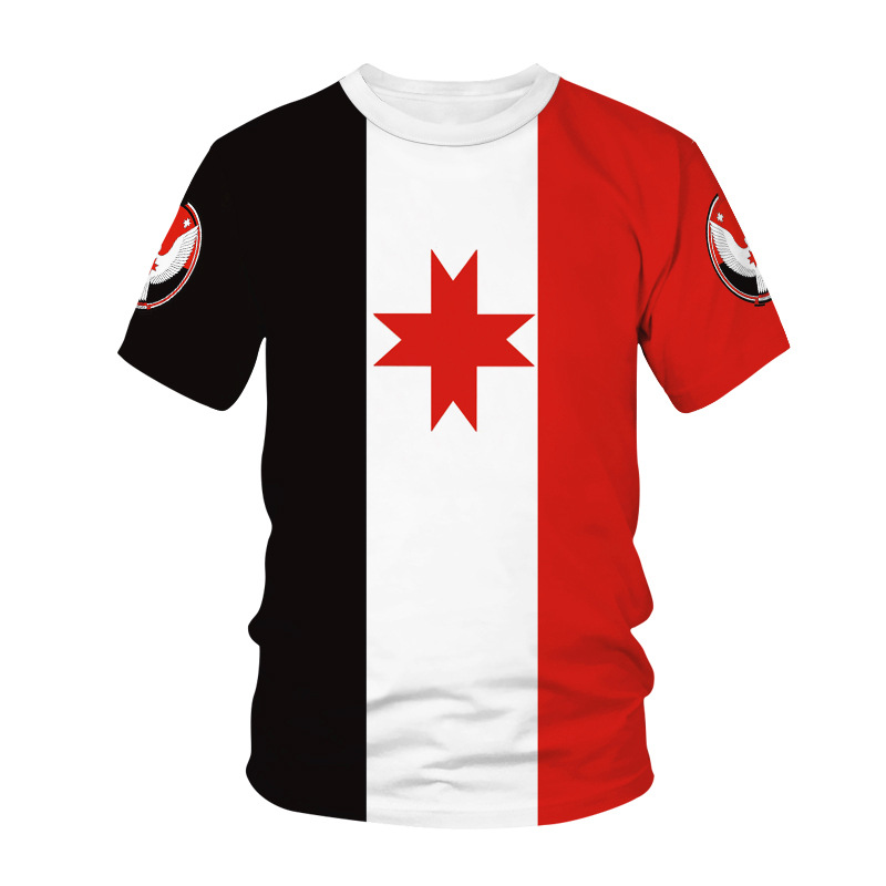 

23ss Men's T-Shirts British flag T-shirt June United Kingdom of Northern Ireland national day short sleeve cross border menswear 2022 Size -5XL