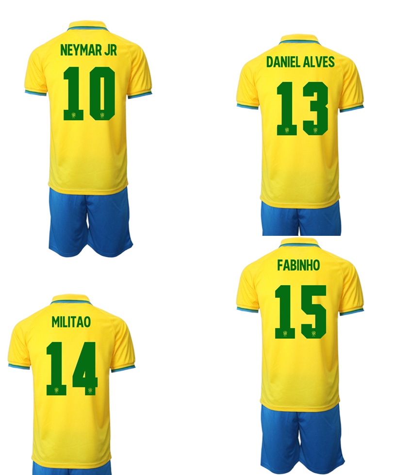 

NEYMAR JR 10 22 23 Customized Soccer Jerseys SetS With Shorts Custom NERES 7 G.JESUS 9 20 DANI ALVES 13 CASEMIRO 5 ARTHUR kingcaps 8 NERES 7 MARQUINHOS 4 TOOTBALL Discount, 22-23 home