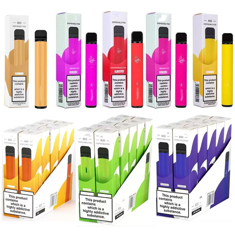 

Elfs Bars Disposable Vape 2% E Cigarette 600 Puff Bar 550mAh 3.2ml Pre-filled Pods Cartridges Elfbar Vaporizers Portable Elfbars Mini Vapes