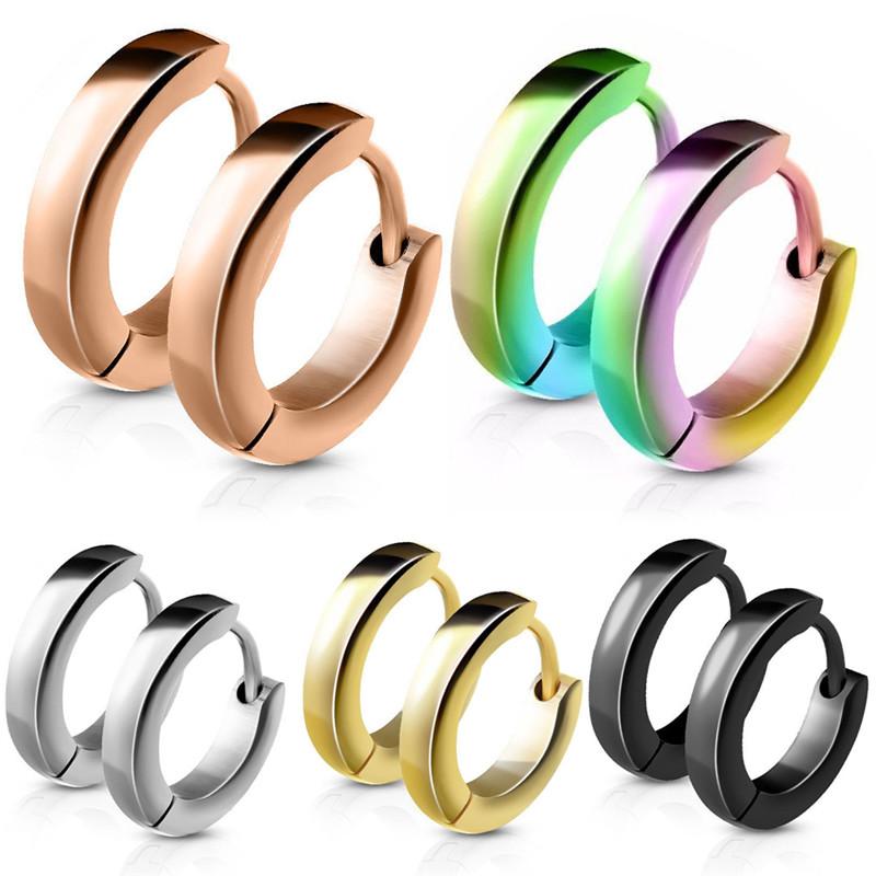 

Clip-on & Screw Back 1 Pair Fashion Ear Cuff Smooth Delicate Punk Clip Earrings For Girls Men Clips Jewelry Women Piercing Accessories