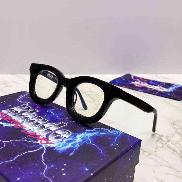 

Brand designer luxury sunglasses for women men Fashion Ins Kuzma Same Men's Personality Jelly Rhude Plate sun glasses retro 004