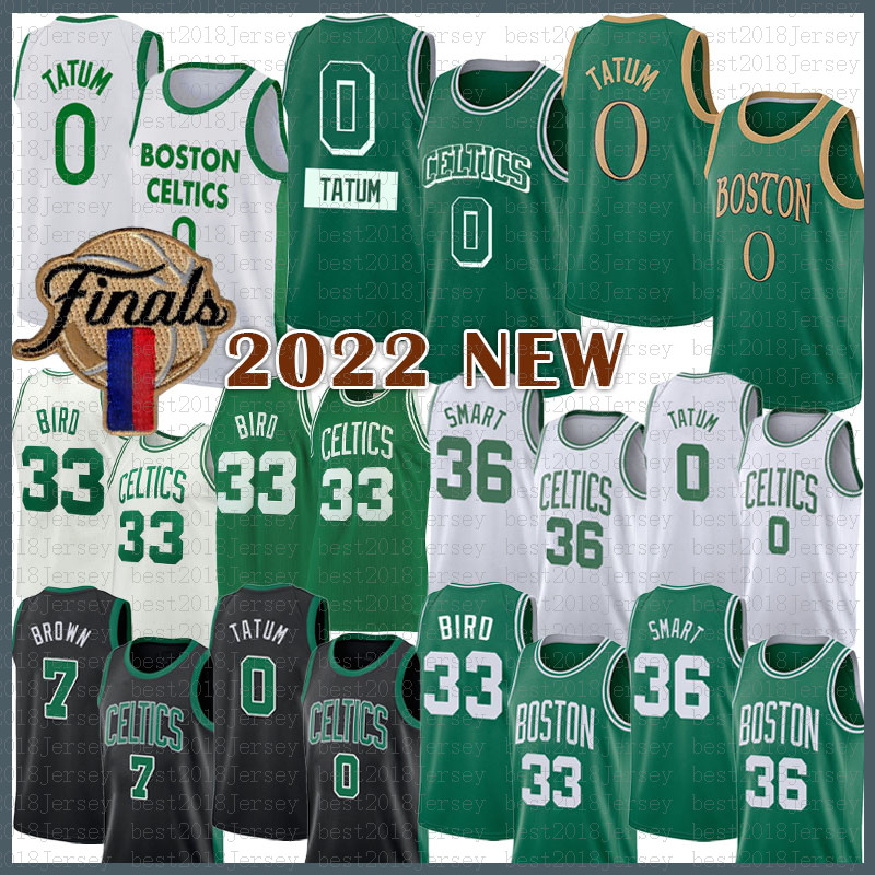 

Basketball Jersey 7 36 Jayson Tatum Larry Bird Bostons Celtices 0 33 Jaylen Brown Marcus Smart Orange