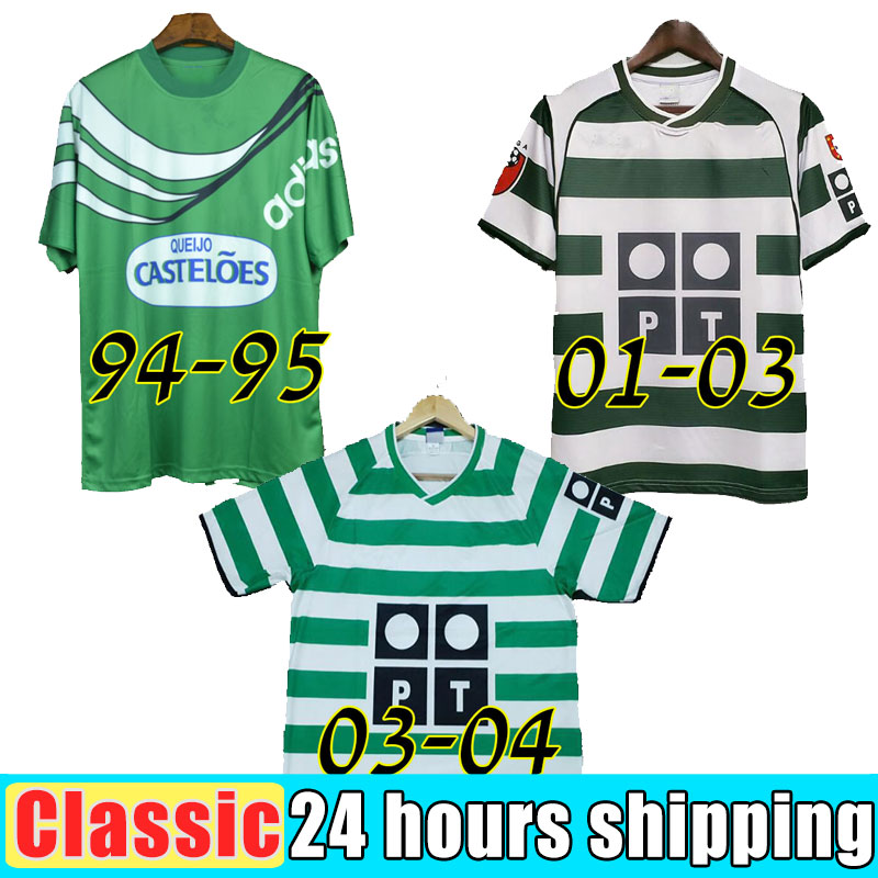

Sporting CP 01 02 03 04 Lisboa retro soccer jerseys c.ronald0 Marius Niculae Joao Pinto 2003 2004 Lisbon Classic Vintage football shirts