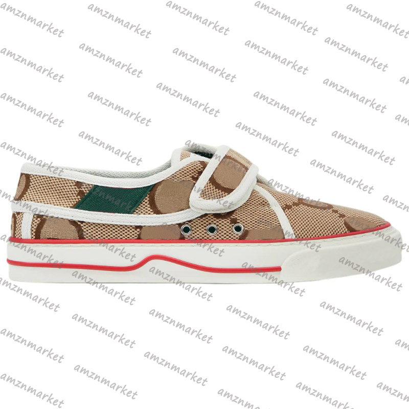 

Boots Sneakers Men's Women's Canvas Printed Tennis 1977 Webbing Platform Velcro strap skate flats Mixed Colors Couple Luxury Brand Flats Low Top Trainer Running Shoes, Red