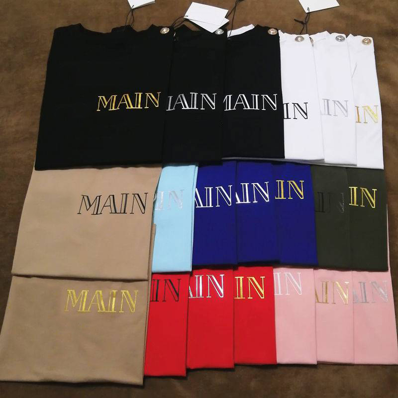 

Luxury TShirt Men s Women Designer T Shirts Short Summer Fashion Casual with Brand Letter High Quality Designers t-shirt, No product