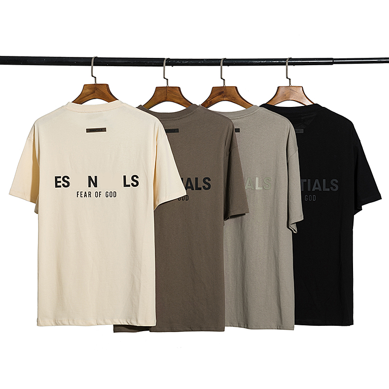 

Designer Tide T Shirts Chest Letter Laminated Print Short Sleeve High Street Loose Oversize Casual T-shirt 100% Pure CottonAnti-wrinkle breathable Tops for