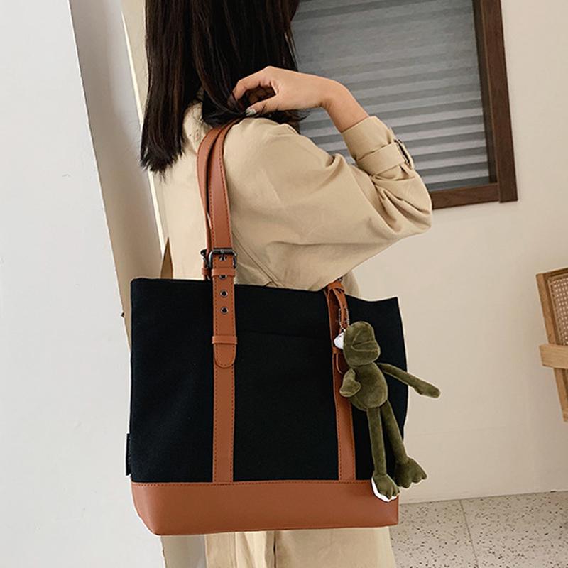 

Shoulder Bags Autumn Fashion Woman Handbags High Quality Leather Female Office Lady BagShoulder, Color 1-black