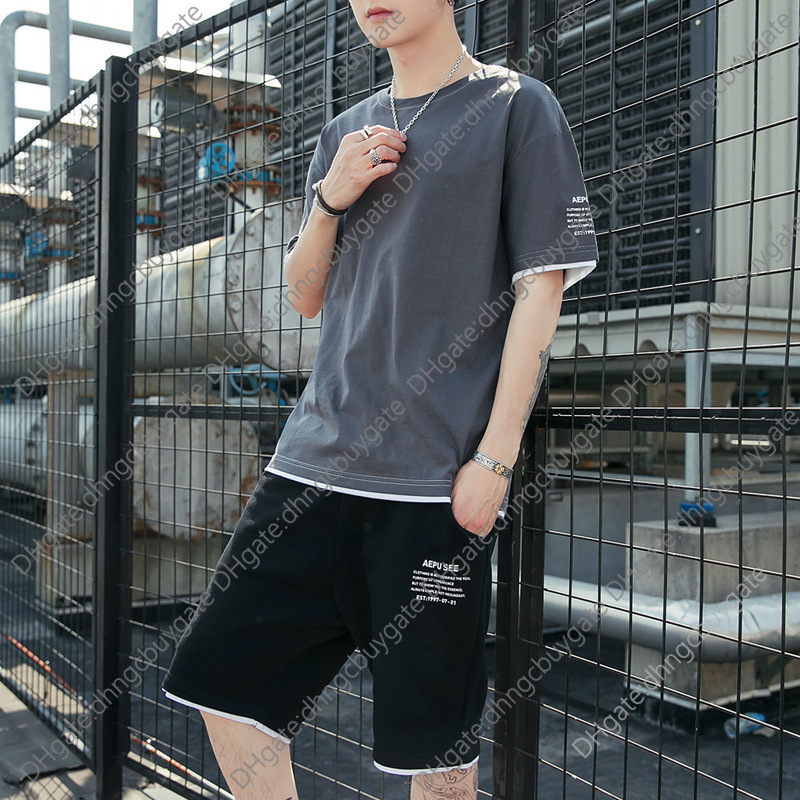 

t Shir Designer Summer Men's Shor Sleeved Leisure Spors Sui Loose Coon T-shir s Suden Shir Brand High Qualiy, White