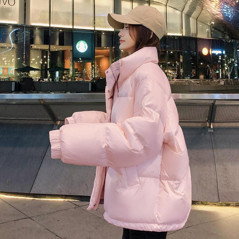 

Women' Down & Parkas Autumn Winter Jacket Women Clothes Padded Loose Long Sleeve Cotton Coat Female Warm Thick Zipper Coats Q4728 Guin22, Beige yellow parkas