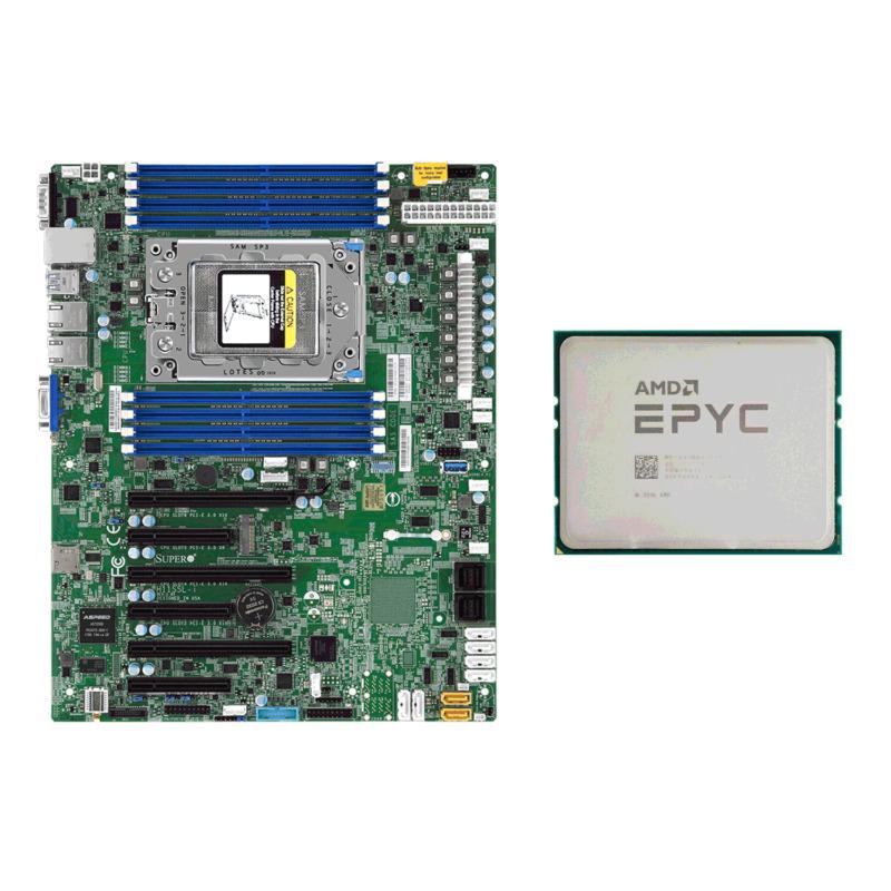 

Motherboards Supermicro H11SSL-i Mainboard With AMD EPYC 7601 CPU 32 Cores 2.2GHz ~ 3.2GHz