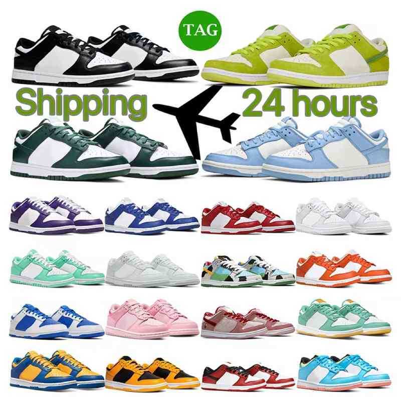 

men women designer casual shoes Panda White Black UNC Syracuse Grey Fog Green Apple Court Purple mens trainers outdoor sneakers, #1