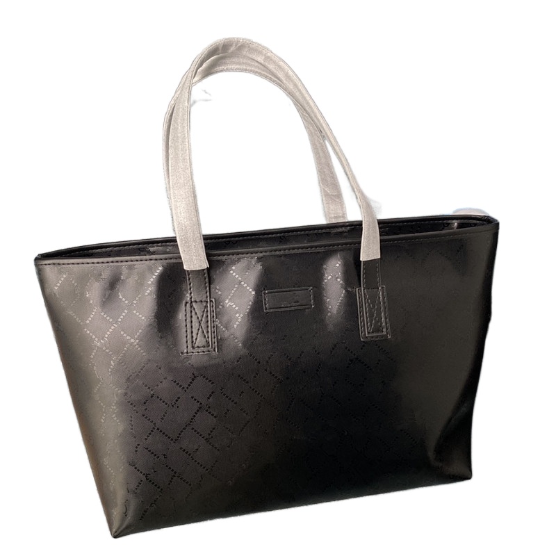 

Famous Designer Bags Women's Fashion Luxury Handbags Large Capacity Shopping Tote Bags Classic Letter Embossed Crystal Men's Handbags Should, Black