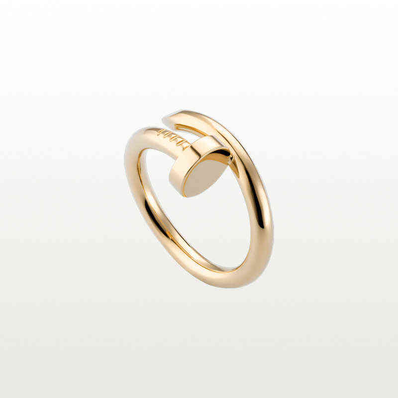 

Designer Nail Ring Luxury Jewelry Midi Rings For Women Titanium Steel Alloy Gold-Plated Process Fashion Accessories Never Fade Not Allergic