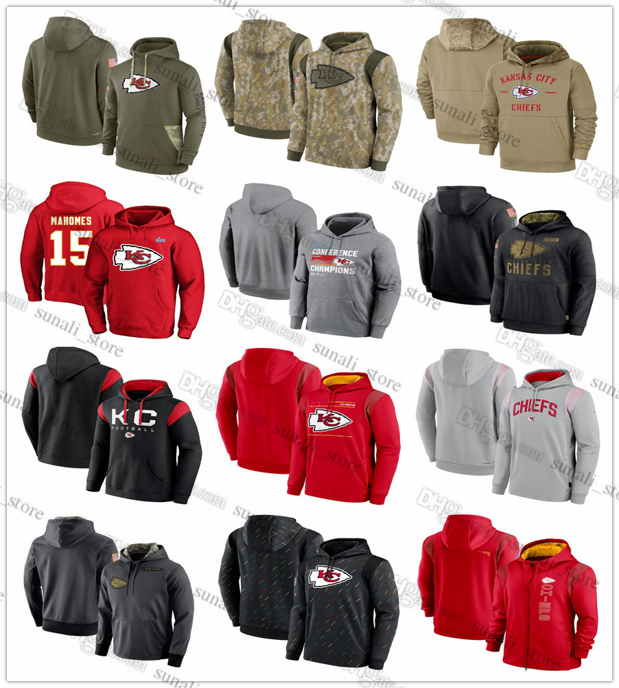 

Kansas''City''Chiefs''Sweatshirt Football Olive Salute to Service Hoodies Sweatshirts Hoodie''NFL''Men Pullover Patrick Mahomes Travis Kelce, Gray