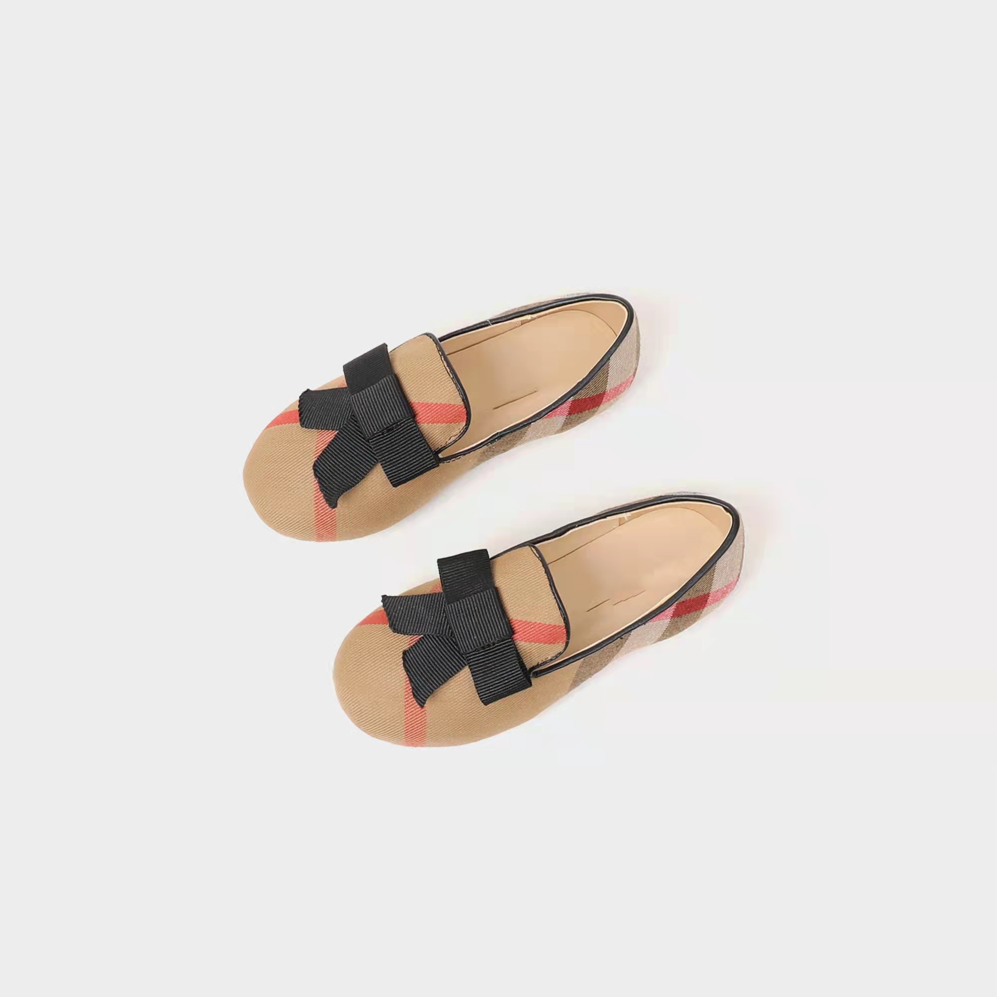

baby girl designer summer shoes brown plaid designers kid girls plaid fashion walking shoe eu 26-35 2022 send with box