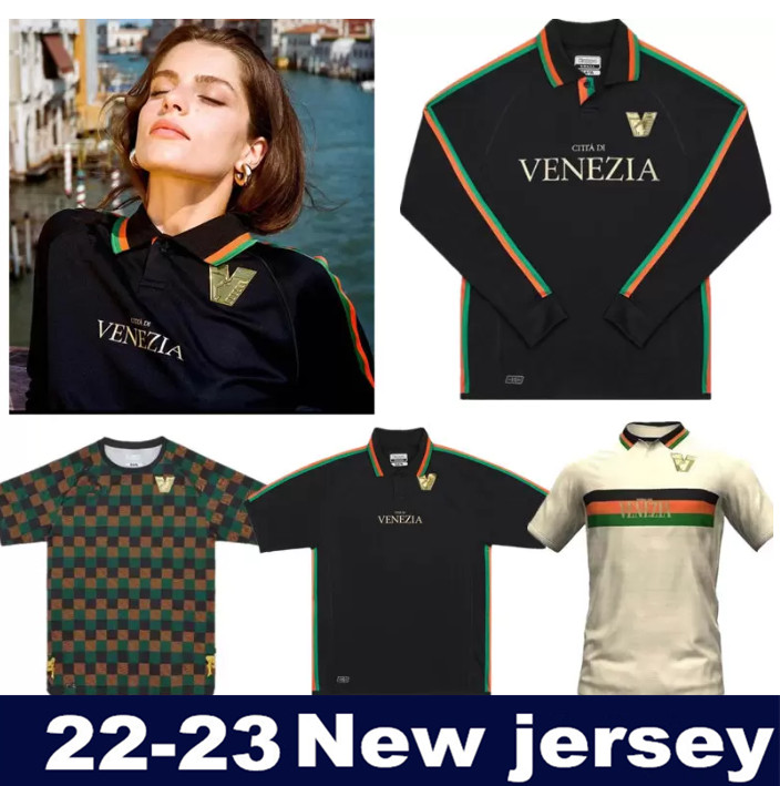 

22 23 Venezia FC soccer Jerseys home ARAMU FORTE Fiordilino PERETZ HEYMANS TESSMANN CRNIGOI 2023 2022 away MARIANO Johnsen MAZZOCCHI FOOTBALL SHIRTS long sleeves