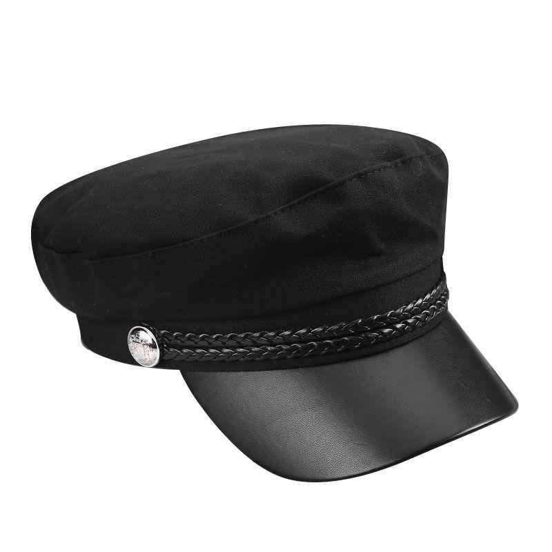 

Berets Fashion Cap For Men And Women British Beret Retro Sboy HatBerets, Coffee