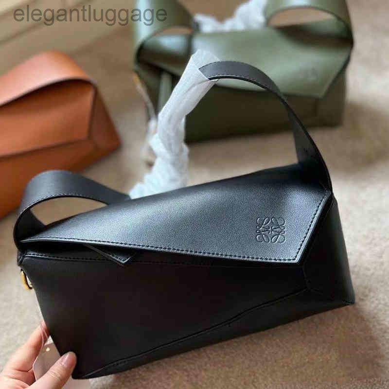 

Bags Handbags fashion brand loews saddle designer Women bag High quality 2022 Monica Rowe Men's and Women's Puzzle Geometry Mini Messenger Saddle Hamm LTEN, Black