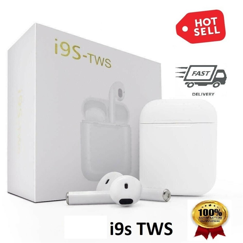 

i9s TWS Bluetooth Earphone Wireless Headphones Earphones Stereo Sound Earbuds Headset With Charging Box For iphone Samsung htc android phone, Purchase colors