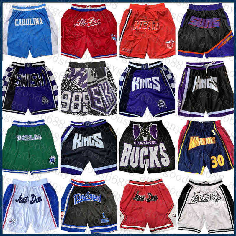 

2022 New Sacramento''Kings''Men JUST DUN Basketball Shorts Mitchell & Ness 009, Just shorts