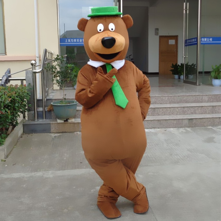

Mascot doll costume Yogi Bear Mascot Costume Custom Fancy Costume Anime Kits Mascotte Cartoon Theme Fancy Dress Carnival, Default color