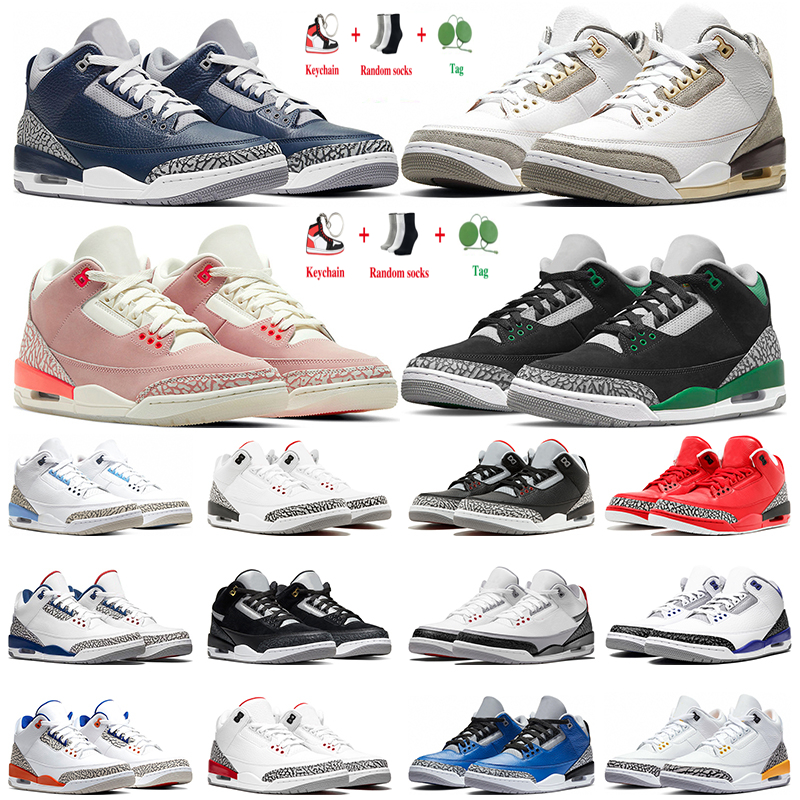 

Jumpman 3 Men Basketball Shoes 3s Mens Sneakers Black Cement Michigan Fire Red Pine Green Cool Grey Court Purple Laser Orange Unc Outdoor Sports Trainers, #16 cool grey