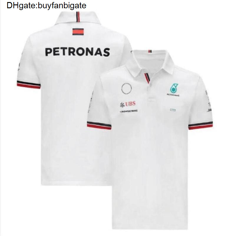 Men's Petronas Designer Luxury t Shirts Mercedes Amg Top F1 Formula One Racing Polos Women Casual Short Sleeve T-shirts Benz Polo Lewis WGGD