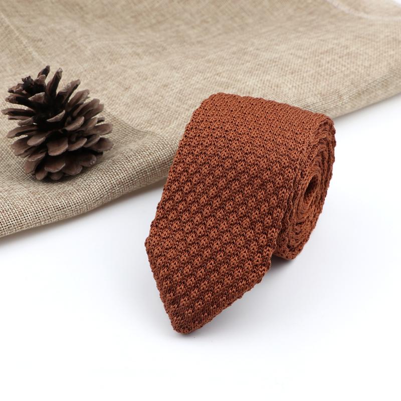

Bow Ties Men's Knitted Knit Solid Colorful Slim Tie Style Fashion Leisure Classic Necktie Normal Woven Cravate Narrow NecktiesBow