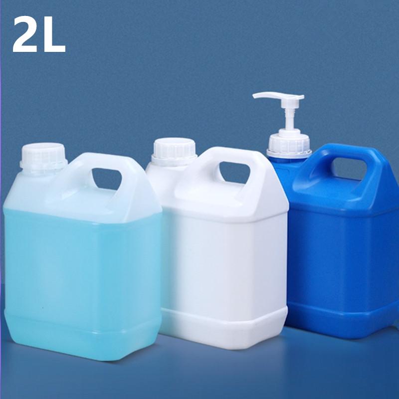 

Storage Bottles & Jars 2L Plastic Jerry Can Food Grade HDPE Material Refillable Bottle High Quality Barrel For Alcohol Liquid Leakp