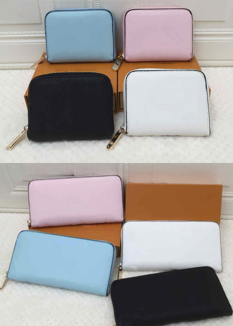 

womne long wallets fashion casual wallet single zipper ladies wallets female pu leather men coin purse High quality famous designer credit card holder, Black flower#007
